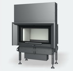 Twin V 8 N Номинална мощност - 5-11 kW, размери - 790x460/790x460 mm, диаметър на димоотвода - Ф180 mm, ефективност - 80%.