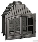 Foyer 6271-44 Горивна камера от чугун; право стъкло; странично отваряне; 14 kW; КПД - 74%; размери: 692/459/760; дължина на цепениците - 55 см; димоотвод - Ф200; тегло 140 кг. Цена 1591 лв.