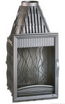 Foyer 6550-44 Горивна камера от чугун; право стъкло; странично отваряне; 16 kW; КПД - 71,4%; размери: 585/534/1205; дължина на цепениците - 50 см; димоотвод - Ф230; тегло 188 кг. Цена 2961 лв.