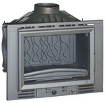 Foyer 6772-44 Горивна камера от чугун; право стъкло; странично отваряне; 14 kW; КПД - 70%; размери: 692/398/612; дължина на цепениците - 50 см; димоотвод - Ф180; тегло 96 кг. Цена 876 лв.